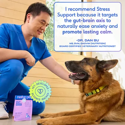 Product Native Pet GutWell Stress Support Anxiety Relief & Calming Supplement for Dogs 12.7 OZ