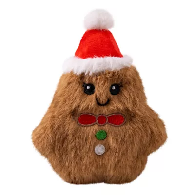 Product KONG® Holiday Snuzzles Mini Gingerbread Dog Toy