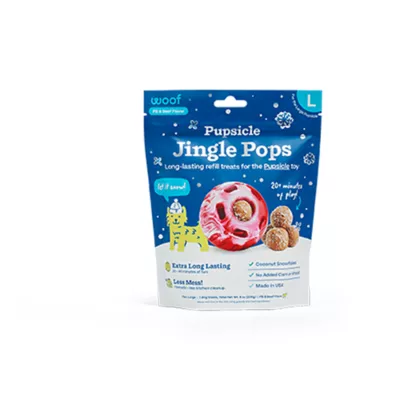 Product WOOF Jingle Pop Dog Treat