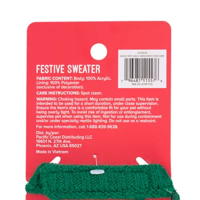 Product Merry & Bright® Holiday Sweater Reptile Costume