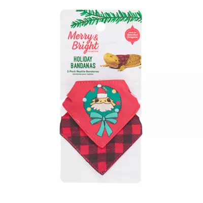 Product Merry & Bright® Reptile Holiday Bandanas