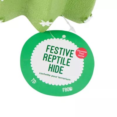 Product Merry & Bright® Festive Cactus Hide Reptile Terrarium Decor