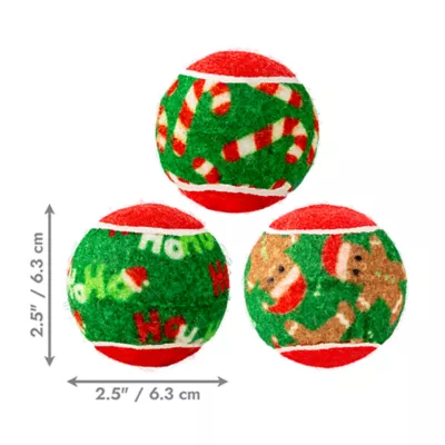Product KONG® Holiday SqueakAir® Balls 6 Pack