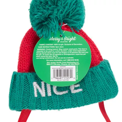 Product Merry & Bright® Small Pet Beanie