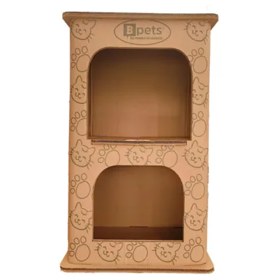 Product PetPro 2-Floor Cardboard Cat House