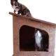 Product PetPro Modern Cardboard Cat House