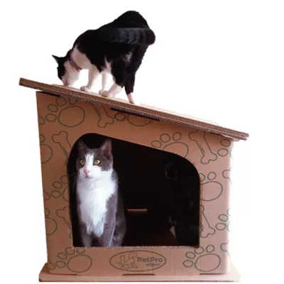 Product PetPro Modern Cardboard Cat House