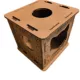 Product PetPro Cardboard Cat House for Indoor Cats