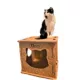 Product PetPro Cardboard Cat House for Indoor Cats