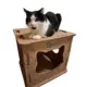 Product PetPro Cardboard Cat House for Indoor Cats