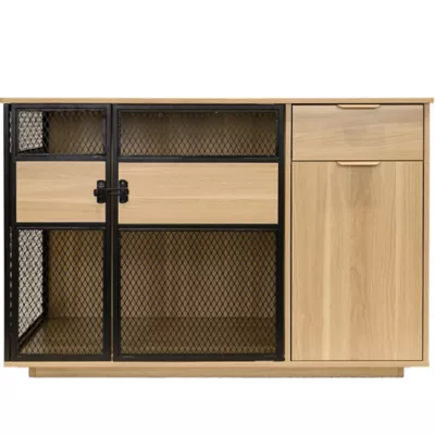 Product Lucky Kennels Stylish Wooden Dog Crate