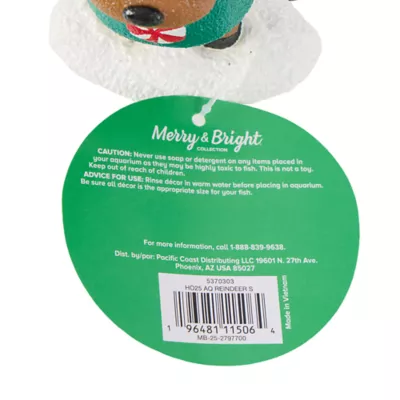 Product Merry & Bright® Reindeer Aquarium Décor