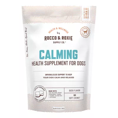 Product Rocco & Roxie Calming Supplement for Dogs, 60 Count Soft Chews