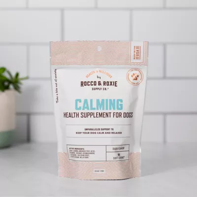 Product Rocco & Roxie Calming Supplement for Dogs, 60 Count Soft Chews