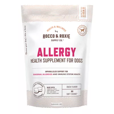 Product Rocco & Roxie Allergy Supplement for Dogs, 60 Count Soft Chews