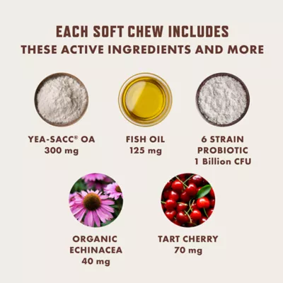 Product Rocco & Roxie Allergy Supplement for Dogs, 60 Count Soft Chews