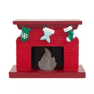 Product Merry & Bright® Fireplace Light-Up Aquarium Décor