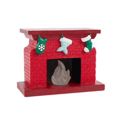 Product Merry & Bright® Fireplace Light-Up Aquarium Décor