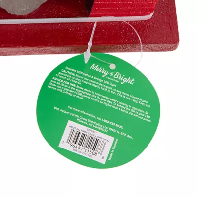 Product Merry & Bright® Fireplace Light-Up Aquarium Décor