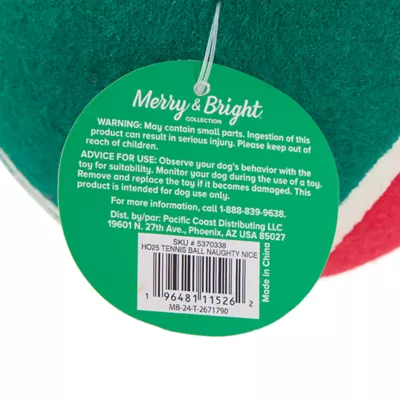 Product Merry & Bright® Holiday Nice Ball Toy