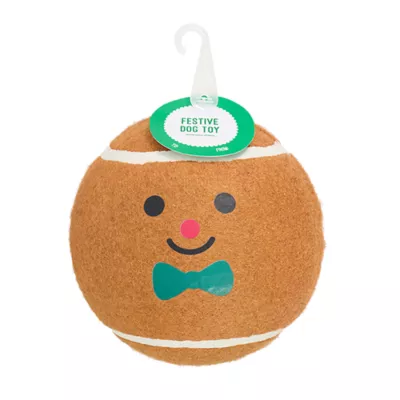 Product Merry & Bright® Holiday Gingerbread Ball Toy