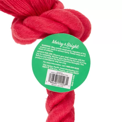 Product Merry & Bright® Knotted Rope Dog Toy