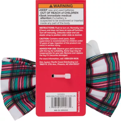 Product Merry & Bright® Light-Up Collar Slide