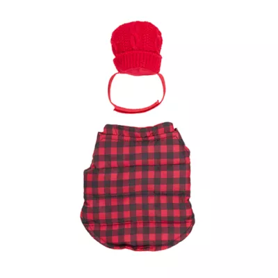Product Merry & Bright® Small Pet Cozy Vest & Hat