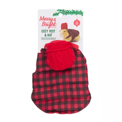 Product Merry & Bright® Small Pet Cozy Vest & Hat