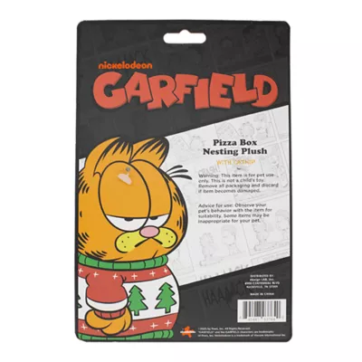 Product Garfield Pizza Box Cat Toy