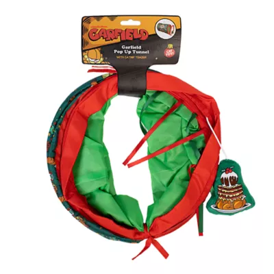 Product Garfield Holiday Cat Tunnel Toy