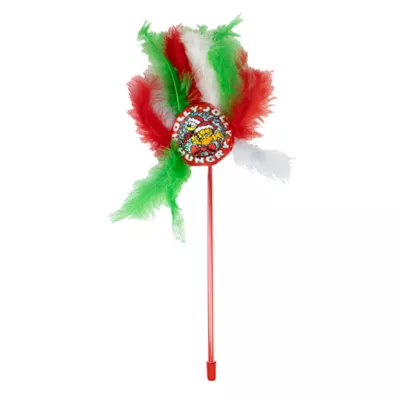 Product Garfield Holiday Feather Cat Teaser Toy