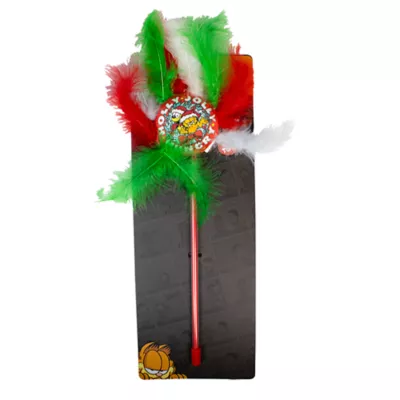 Product Garfield Holiday Feather Cat Teaser Toy