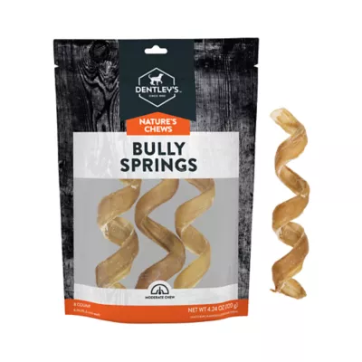 Product Dentley's Natural Chews All Life Stages Bullyspring Dog Chew - 1.7 oz