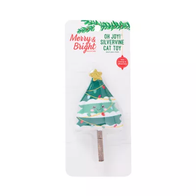 Product Merry & Bright® Silverine Cat Toy with Catnip
