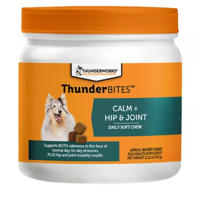 Product ThunderBites Calm + Hip & Joint Daily Soft Chews for Dogs, 90 Count