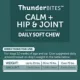 Product ThunderBites Calm + Hip & Joint Daily Soft Chews for Dogs, 90 Count