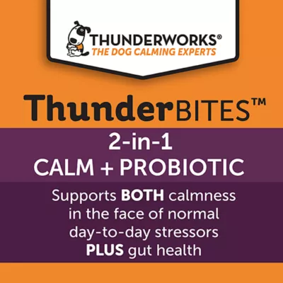 Product ThunderBites Calm + Probiotic Daily Soft Chews for Dogs, 90 Count