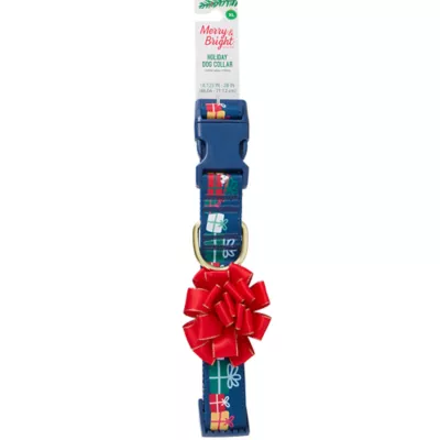 Product Merry & Bright® Presents Holiday Dog Collar