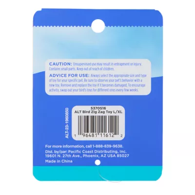 Product All Living Things® Zig Zag Chew Bird Chew Toy