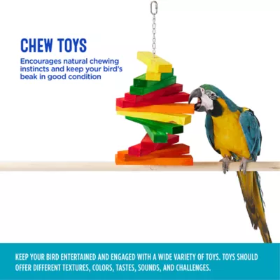 Product All Living Things® Spinning Fan Bird Bird Toy