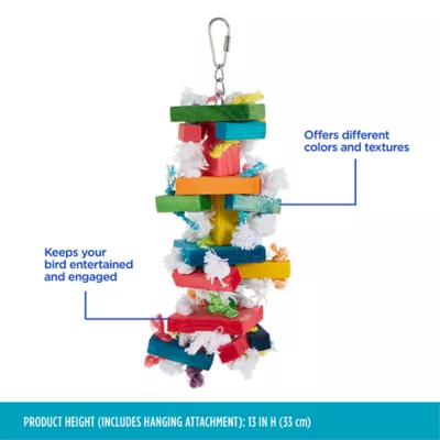 Product All Living Things® Knots & Blocks Preening Bird Toy