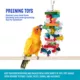 Product All Living Things® Knots & Blocks Preening Bird Toy