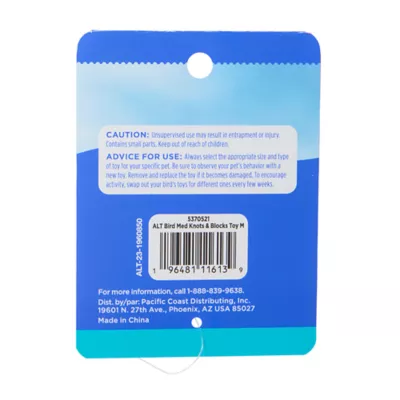 Product All Living Things® Knots & Blocks Preening Bird Toy