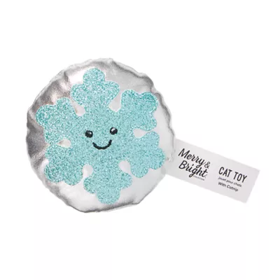 Product Merry & Bright® Snowflake Plush Cat Toy