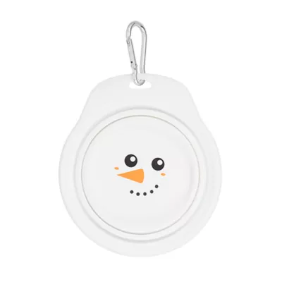 Product Merry & Bright® Snowman Collapsible Bowl