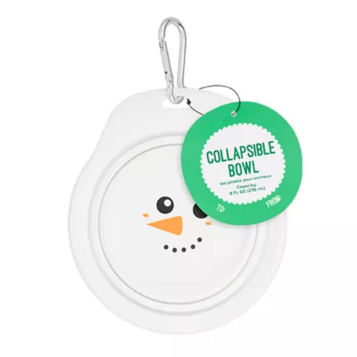 Product Merry & Bright® Snowman Collapsible Bowl