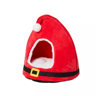 Product Merry & Bright® Santa Hut Cat Bed