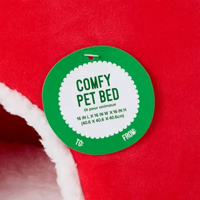 Product Merry & Bright® Santa Hut Cat Bed