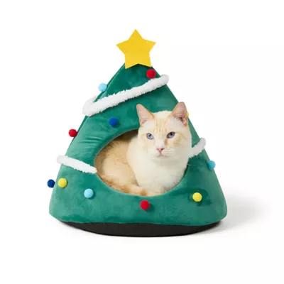 Product Merry & Bright® Xmas Tree Cat Hut